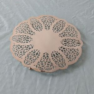 Vintage Rogers footed silver plate trivet